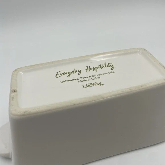 Lifeway Ceramic Mini Loaf Pan 'Adore Him' - Picture 10 of 13